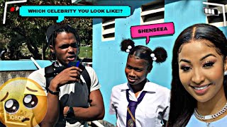 Which celebrity you look like  Shenseea Public Interview [upl. by Cloris]