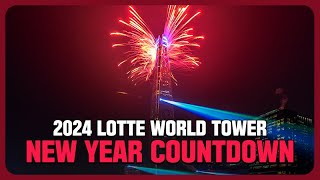 2024 LOTTE WORLD TOWER New Year COUNTDOWN [upl. by Ameerak]