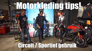 Tips Motorkleding voor op het circuit  en sportieve rijders [upl. by Idnym]