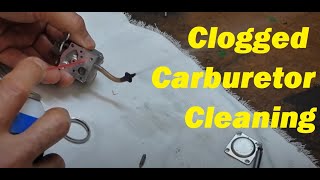 How To Clean a Clogged Carburetor on a 2 Cycle2 Stroke Engine Weed Eater Chainsaw Blower etc [upl. by Ramirolg]