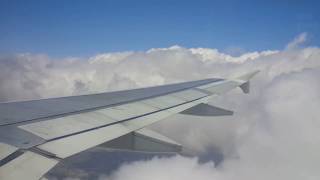 Mild Plane Turbulence in Flight During Descent to Seattle [upl. by Htebazileyram]