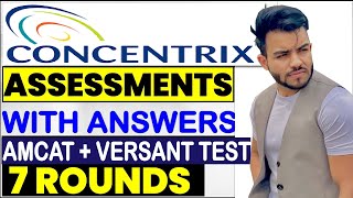 Concentrix Assessment Test with Answers  7 Rounds [upl. by Eilyr]