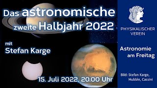 Das astronomische zweite Halbjahr 2022 [upl. by Joye]