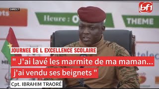 Journée de lexcellence  le président Ibrahim TRAORE sadresse aux élèves et acteurs de léducation [upl. by Sherwood948]