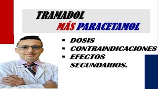 PARA QUE SIRVE TRAMADOL 325mgPARACETAMOL 375mg ZALDIAR  ANALGAM TRAM 325375mg [upl. by Brodie]