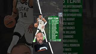 Fantasy Basketball Mock Draft Giannis Antetokounmpo Pick 8 shorts nba subscribe [upl. by Dicks]