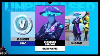 ENCRYPTED “CRESCENT SHROOM” SKIN SHOWCASE  Fortnite Battle Royale [upl. by Holtz]