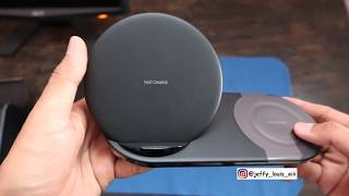 Cas Tanpa Kabel Samsung Galaxy Note 9 Wireless Charger Duo [upl. by Ikkir798]