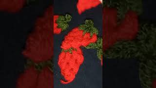 Strawberry crochet crochet flowers blog handmade crochettutorial knitting strawberry [upl. by Hoon]