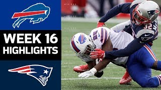 Bills vs Patriots  NFL Week 16 Game Highlights [upl. by Kamal841]