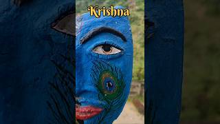 Krishna Mask 🎭🎭shortsfeed shortsviral short ytviral ytshorts ytmask new growth artartist [upl. by Shaff]