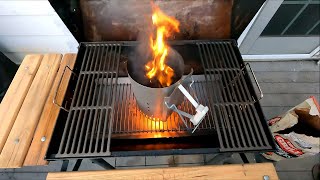 Restoring a Char Griller Super Pro Charcoal Grill BBQ [upl. by Nallek]