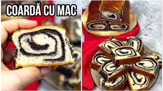 Coarda cu mac  pufoasa si delicioasa  egustos [upl. by Ilke]