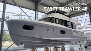 Visite BENETEAU Swift Trawler 48  MARINE CENTER [upl. by Eittah239]