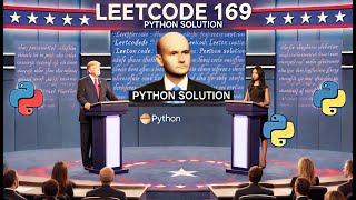 leetcode 169  majority element  python solution [upl. by Bittencourt]