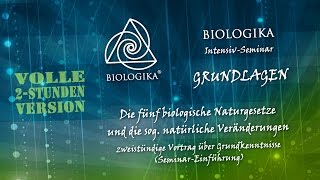 Die 5 biologische Naturgesetze und die natürliche Veränderungen SeminarEinführung 2h biologika [upl. by Erbas]