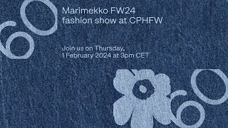 Marimekko FW24 Runway  Copenhagen Fashion Week [upl. by Sucramed]