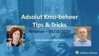 Webinar Adsolut Kmobeheer Tips amp Tricks [upl. by Aleusnoc]