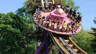 maniacally laughing as my kids ride this ride at Waldameer Park [upl. by Uolymme]