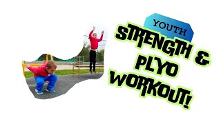 Quick PostPractice Workout for Youth Athletes 8U amp 10U Strength amp Plyometric [upl. by Itsur]