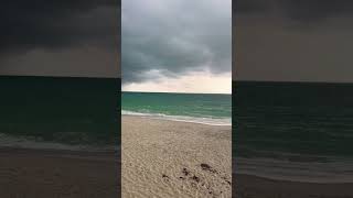 Big Storm on the Horizon thunderstorm floridabeach livinginverobeach lightning beachvibes [upl. by Eniaral208]