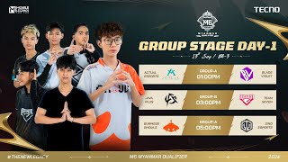 M6 MM Qualifier  Group Stage  W1D1 [upl. by Naasar]