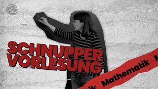 Schnuppervorlesung mit Prof Dr Judith Brinkschulte  Mathematik B Sc [upl. by Persons]