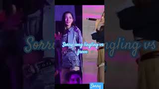 Sorry song lingling vs freen linglingkwong freensarocha shorts short video reels viralshort [upl. by Robena]