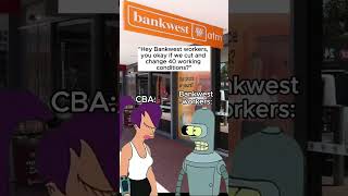 Is this a joke Bankwest workers its time to pledge your support to VOTE NO link in bio [upl. by Hctim]