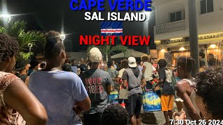 How Tourists enjoy Cape Verde Night EntertainmentNight view in Sal Island Tourists Destination [upl. by Eanom]