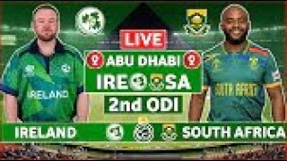 🔴Live Ireland vs South Africa 2nd ODI  Live Cricket Match Today  SA vs IRE Match Live livs SAJID [upl. by O'Brien]