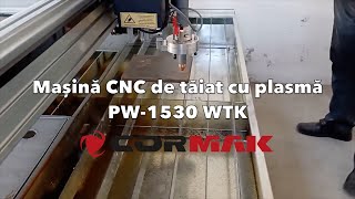 Masina CNC de taiat cu plasma Cormak PW 1530 WTK [upl. by Marasco]