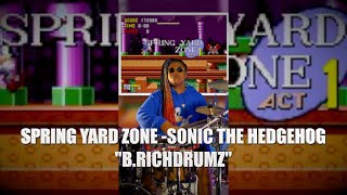 Sonic The Hedgehog Spring Yard Zone quotBRichdrumzquot [upl. by Etnor]