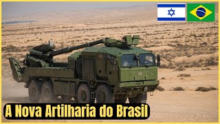 O Novo Obuseiro Do Exército Brasileiro  Atmos A Mais Nova Artilharia Do Brasil [upl. by Mahgirb]