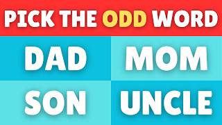 Ultimate Odd Word Challenge Are You a Word Genius 🏆🧠 [upl. by Isdnyl]