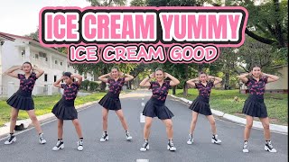 ICE CREAM YUMMY ICE CREAM GOOD  Dj KRZ Budots remix  Tiktok  Dance Workout ft Danza Carol Angels [upl. by Ingrid]