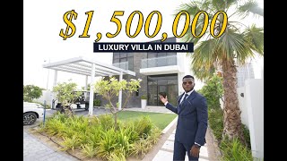 Touring a 1500000 Luxury Villa In Dubai by Damac [upl. by Cadal]