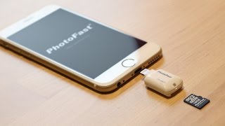 PhotoFast iOS Card Reader [upl. by Aikkan986]