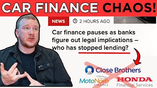 UK CAR FINANCE IS IN BIG TROUBLE [upl. by Hebbe]