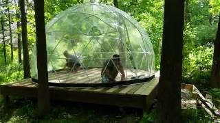 Setting Up our Garden Igloo [upl. by Nilyac]