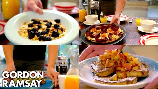 4 Delicious Breakfast Recipes  Gordon Ramsay [upl. by Elehcin]