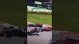 Mexican GP 1st lap incident 2023 f1 f12024 [upl. by Annhej]