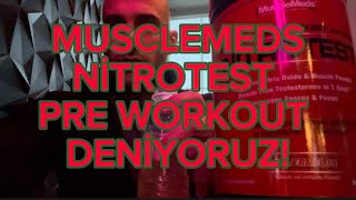 NİTROTEST dmaa PRE WORKOUT DENİYORUZ [upl. by Felicie]