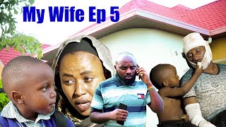 MY WIFE S0EP 05 New Film Nyarwanda 2024  Inzu ya papa bruno batangiye kuyishyira kwIsoko [upl. by Ynaffik]