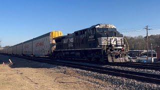 Trains in Austell and Marietta Ga 121223 [upl. by Junie]