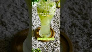 Green Mocktail  Great Refreshing Taste😋 Homemade Mojito Recipe mocktail shorts trendingshorts [upl. by Einatsed228]