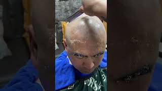 ASMR SHAVING BALD HAIR WITH FRUIT EP 2 [upl. by Ardaed698]