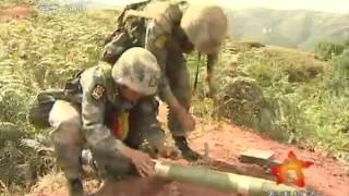 Chinese soldiers fire shells with their bare hands without using any parts of a cannon [upl. by Trotta]