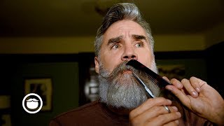 Taming the Beast Mustache Trimming Tutorial  Greg Berzinsky [upl. by Dougy]