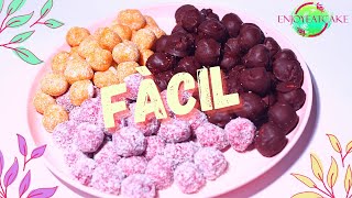 COMO HACER TRUFAS DE FRUTAS FÁCIL Y RÁPIDO [upl. by Aili]